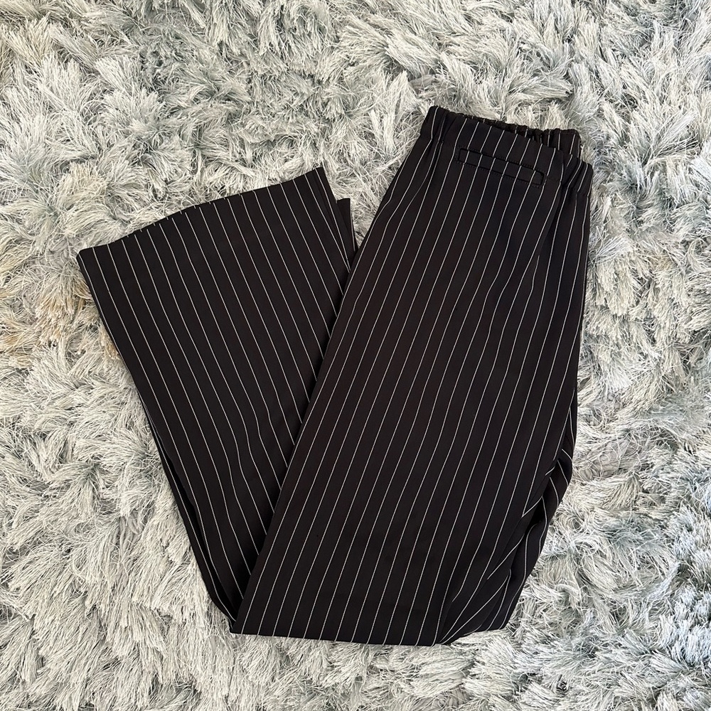 Striped dress pants